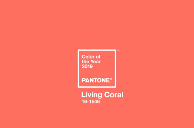 Самый главный цвет 2019 года — 16-1546 Living Coral живой коралл