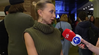 Ирина Сопонару, кадр из интервью