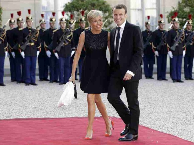 президент Франции и первая леди