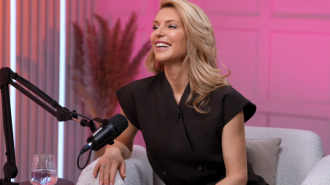 Марина Боржемська, кадр з інтер'ю