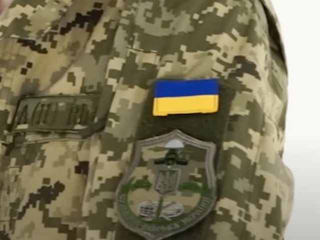 Український військовий. Фото: скріншот youtube.com