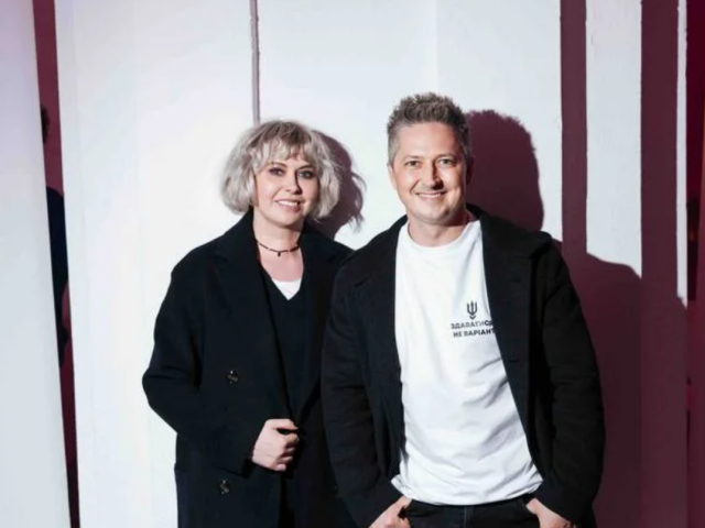 Александр Педан с женой