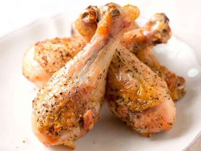 chicken legs in the oven
