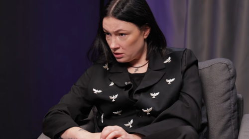 Анастасія Приходько, кадр з інтерв'ю
