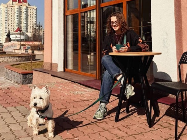 Потепління, песик, погода, фото з соцмереж