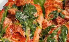 Лосось з в'яленими томатами, кадр з відео