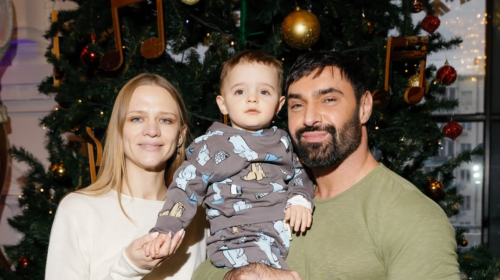 Віталій Козловський із сім'єю