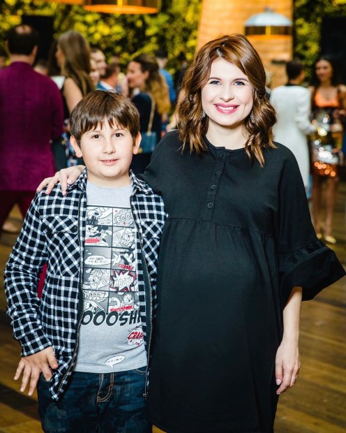 Анна Цуканова-Котт с сыном Михаилом