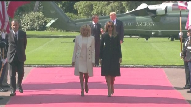 Дональд и Мелания Трамп прибыли в Нормандию