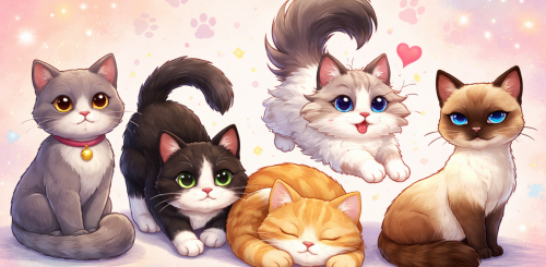 Котики, изображение: Clutch