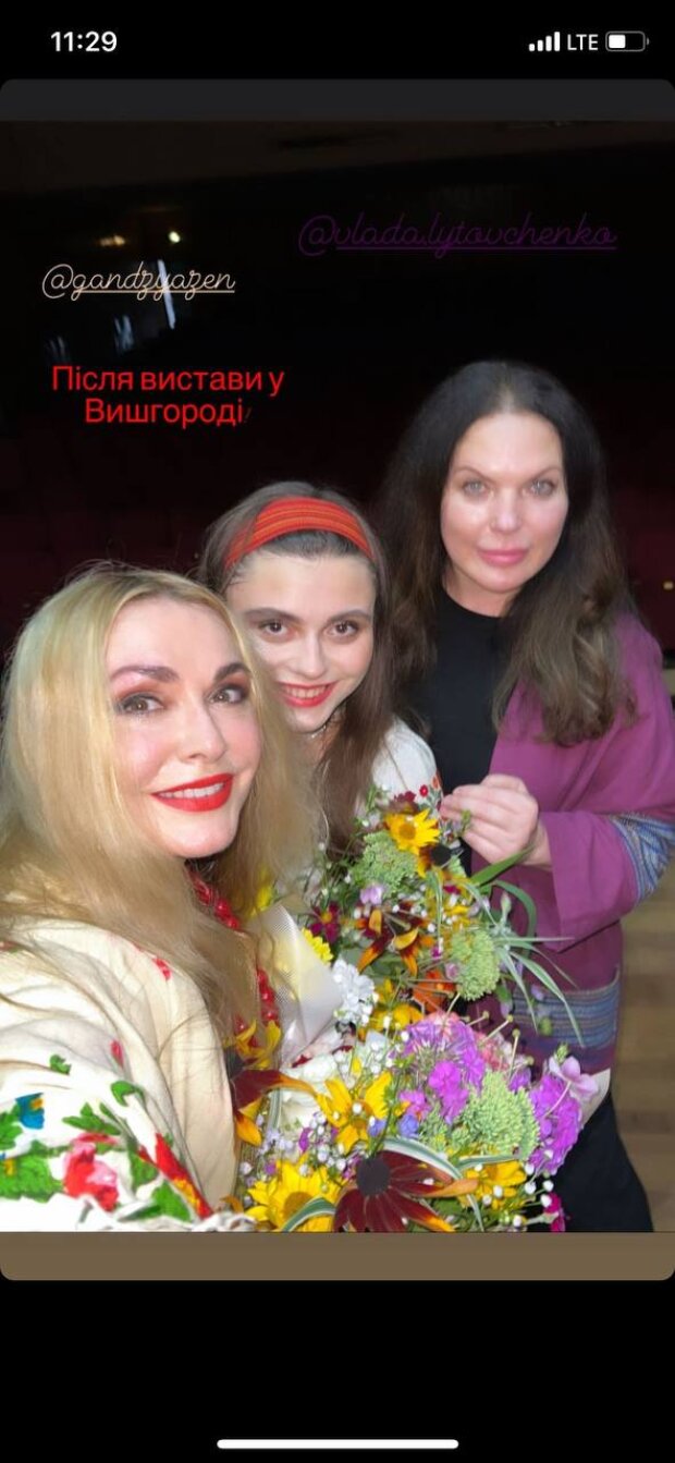 Ольга Сумська з дочкою Ганною грають в одній виставі
