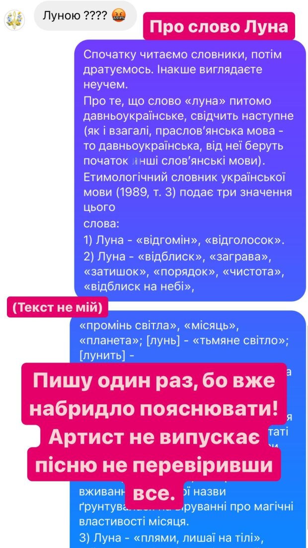 На Аліну Гросу обрушилася хвиля критики за русизми у піснях