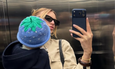 Леся Нікітюк з сином Оскаром, фото з соцмереж