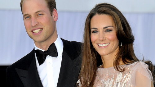 Britain's Prince William and his wife Catherine, Duchess of Cambridge arrive for a charity din