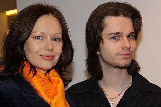 Ірина Безукова з сином Андрієм