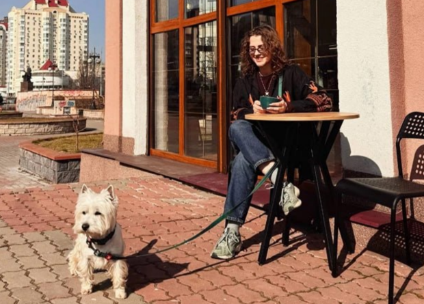 Потепління, песик, погода, фото з соцмереж