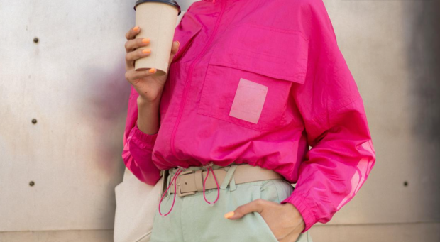 Жінка, мода, одяг, куртка