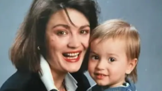Наталя Сумська з сином В’ячеславом Хостікоєвим