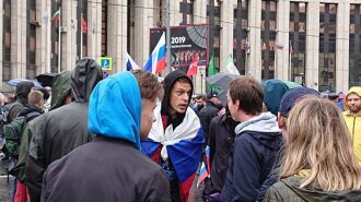 масові протести в москві, мітинг в москві, дудь, фейс, оксимирон, фото