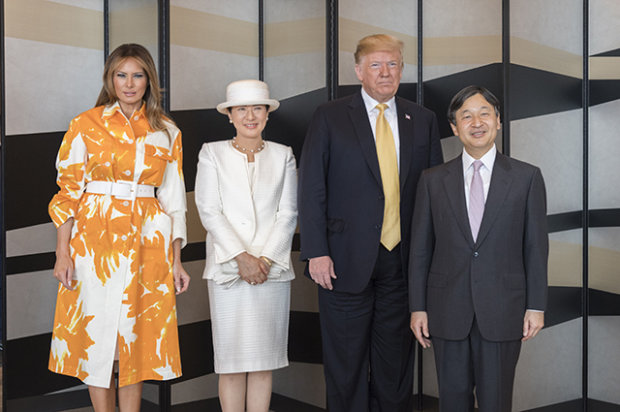 Меланія і Дональд Трамп залишають Японію