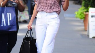 Як носити білі штани