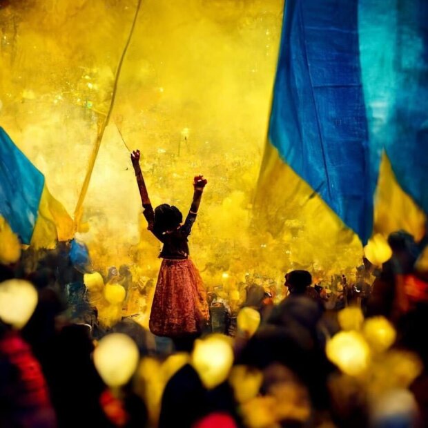 Нейросеть Midjourney показала, как будет выглядеть победа Украины в войне