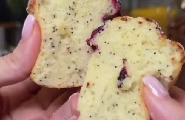 Кексы на кефире, кадр из видео