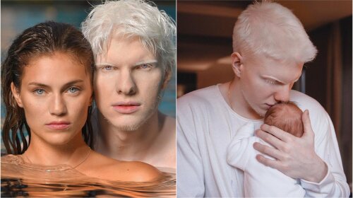 Известный музыкант-альбинос показал подросшего сына:  как выглядит малыш сейчас и похож ли он на своего отца (фото)