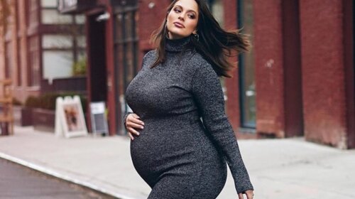 За такое удаляют из соцсетей: беременная на последнем сроке Эшли Грэм показала полностью обнаженное тело (ФОТО)