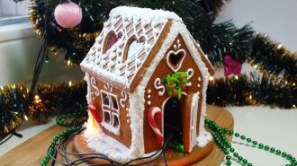 Пряничный домик: яркое, а главное, вкусное украшение новогоднего стола и большая радость для детей