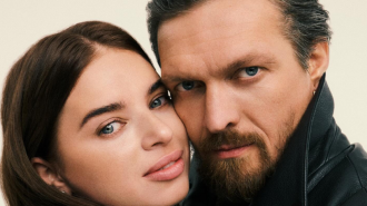 Александр Усик и его жена Екатерина