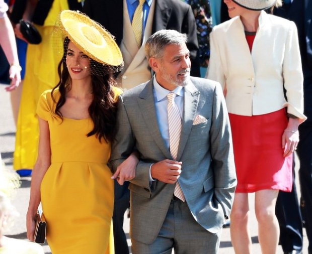 Семейство Клуни на свадьбе принца Гарри и Меган Маркл