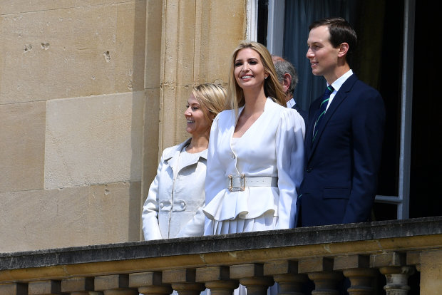 Иванка Трамп с мужем в Букингемском дворце