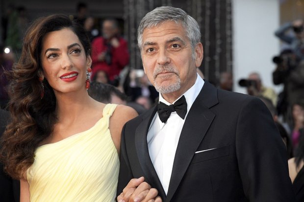 Джордж Клуні з дружиною