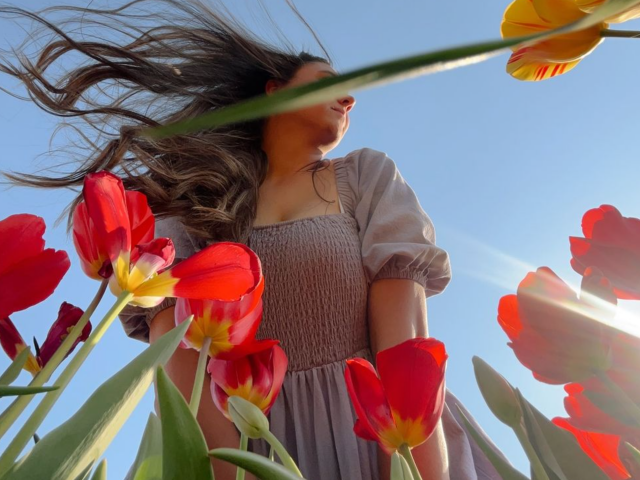 Гороскоп, весна, цветы, тюльпаны, изображение: Pinterest