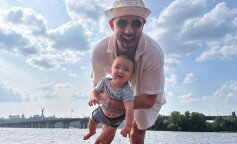 Андрій Бєдняков із сином