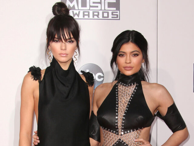 Kendall and Kylie Jenner attend the 2015 American Music Awards