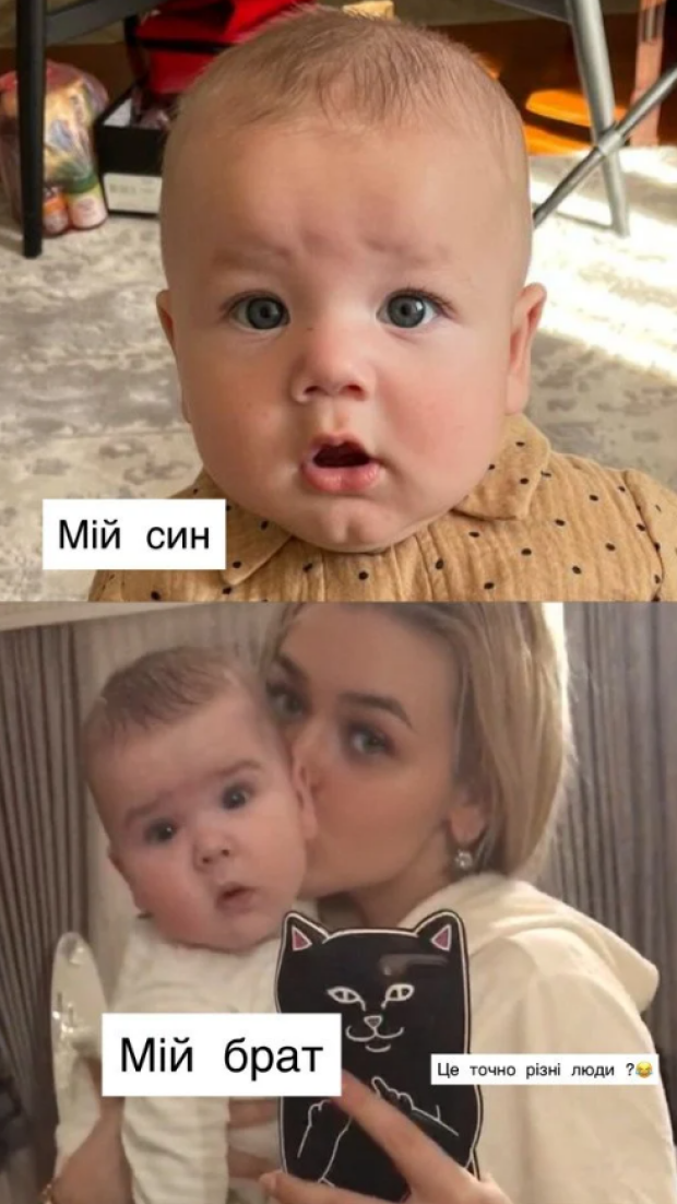 Аліна Гросу та її син Марк-Габріель