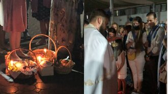 Десятки украинцев собрались на пасхальную службу в Дубае: спели гимн и молились за мир