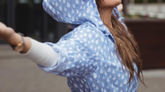 Женщина, мода, одежда, куртка