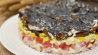 Салат "Курка під кайфом", кадр з відео