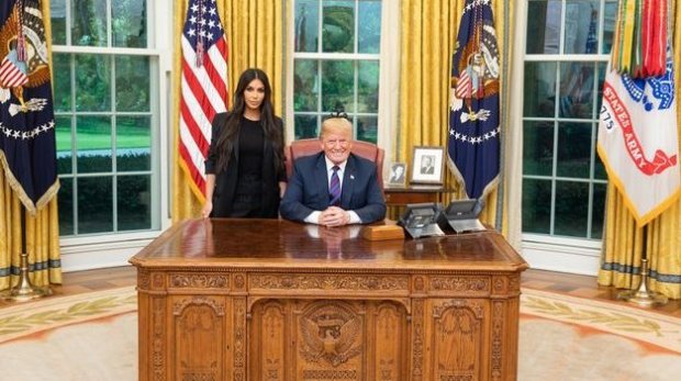 Ким Кардашьян с Трампом