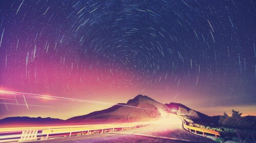 sky-night-star-mountain-road
