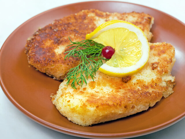 Roasted cutlets of potato