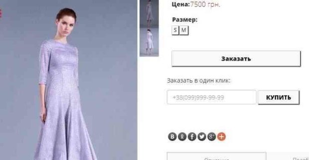 Стоимость платья Ефросининой и Матвеевой / Фото: www.segodnya.ua