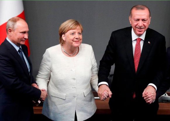 Скандали з Ангелою Меркель: Путін, Меркель, Ердоган