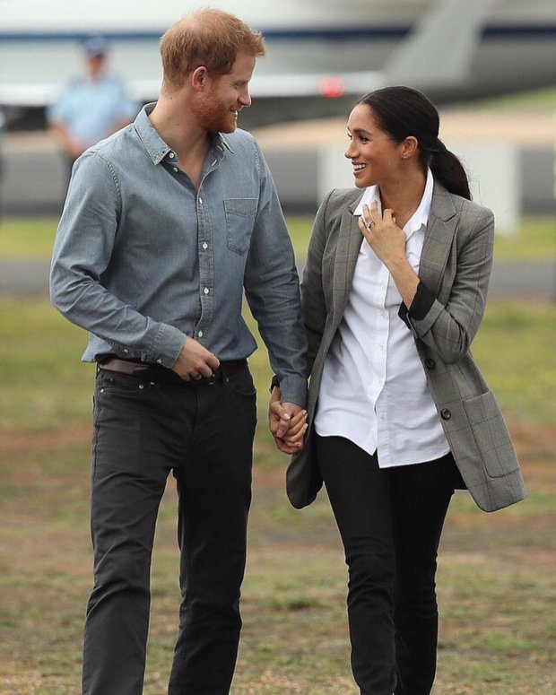Беременная Меган Маркл и принц Гарри в Австралии / Фото: соцсети