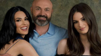 Маша Єфросиніна, Тимур Хромаєв та їх донька Нана