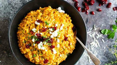 pumpkin rice with