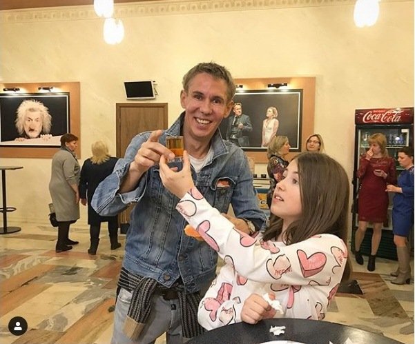 Олексій Панін з дочкою Анною